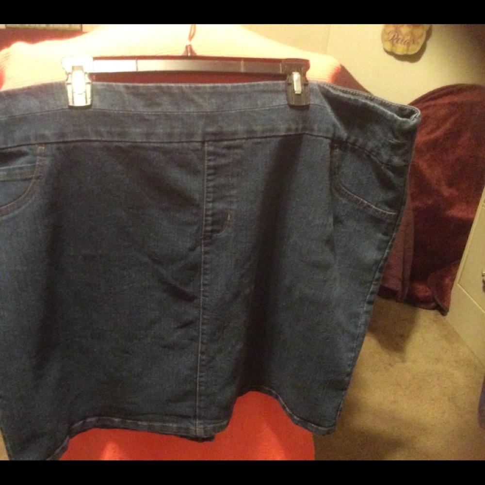 Unbranded 24W Denim skirt